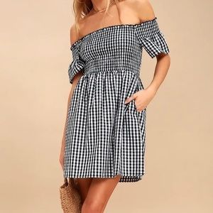 Lulu’s Off The Shoulder Dress